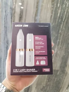 شیور صورت زنانه 2 در 1 گرین لاین GL-TM60